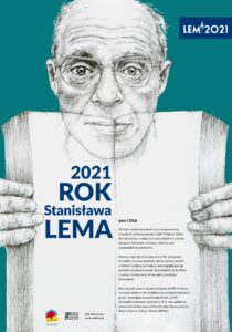 2021 Rok Stanisława Lema plansza nr 7 z 9 - Lem i Dick