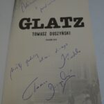 Podpisana strona książki z autografem Tomasza Duszyńskiego