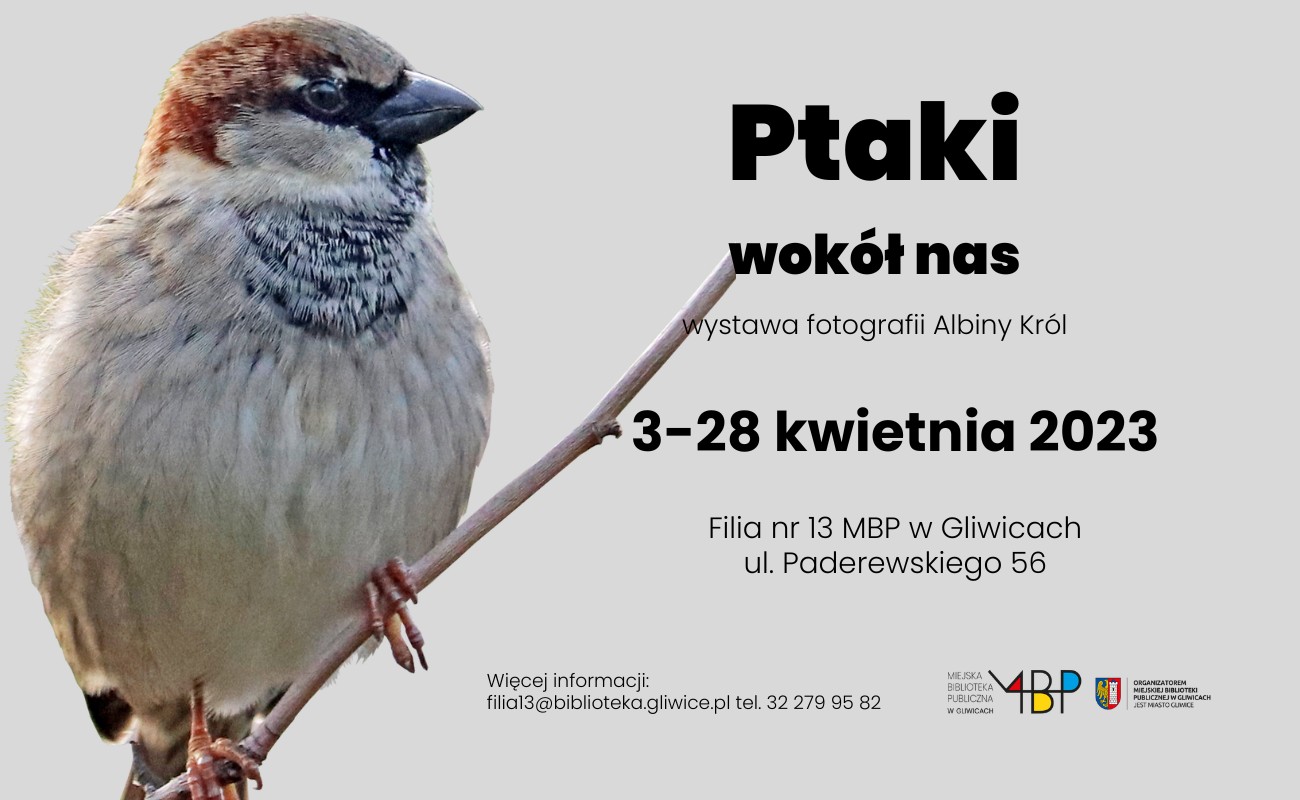 Baner z informacją o wystawie