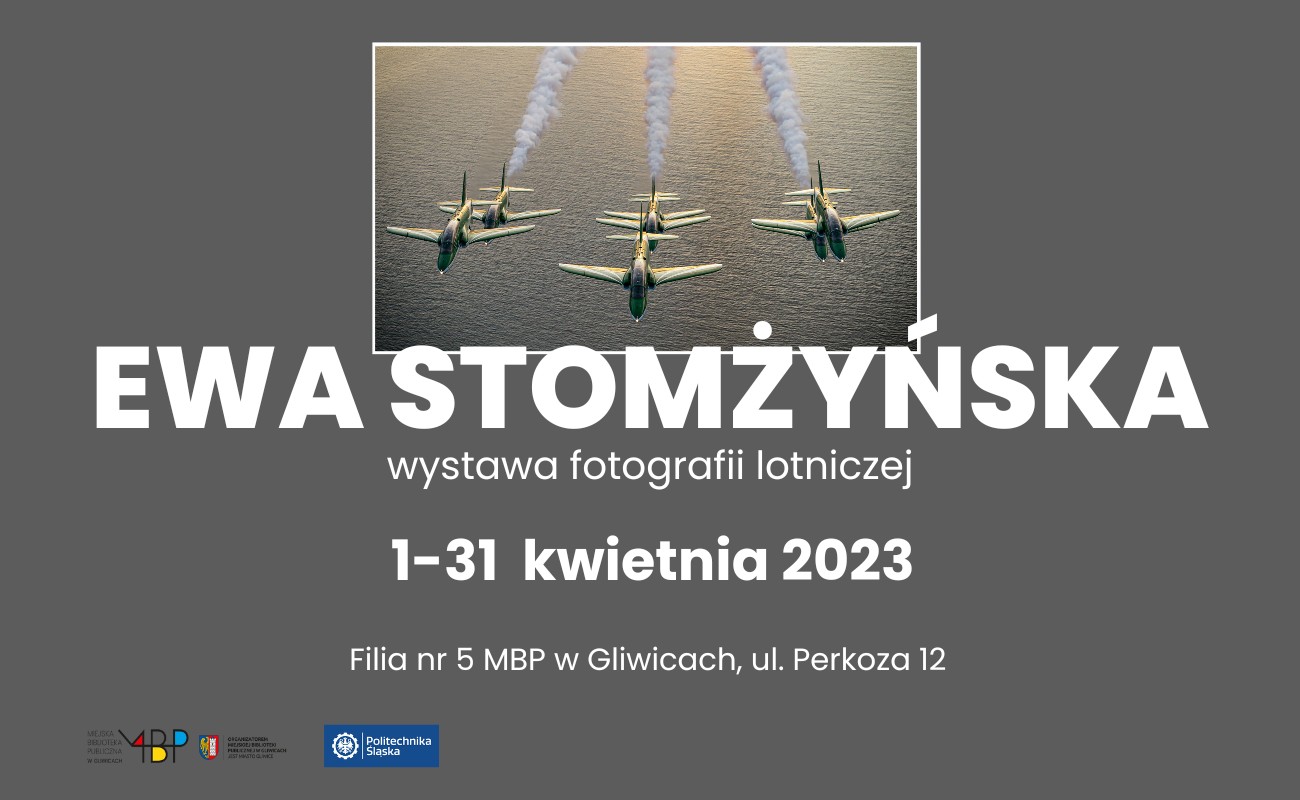 Baner z informacją o wystawie