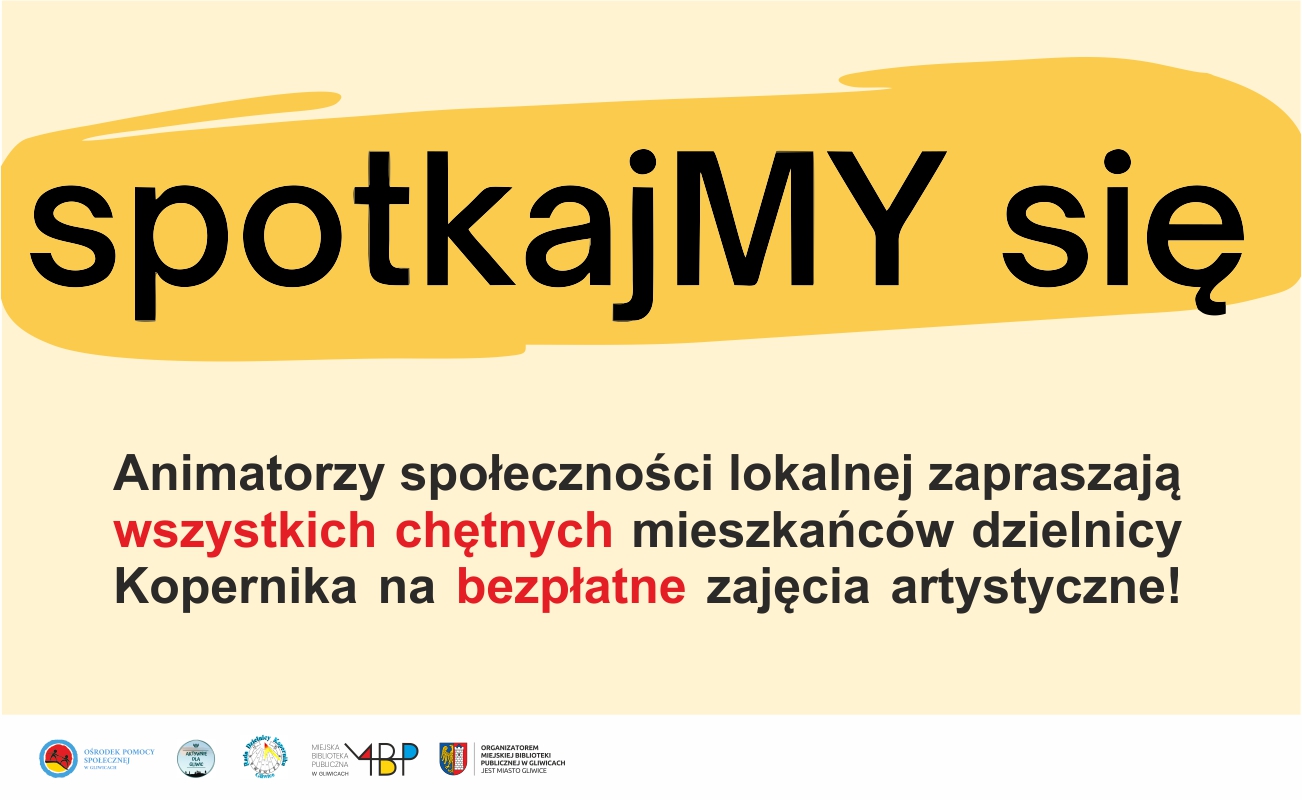 Baner z informacją o zajęciach w ramach "SpotkajMY się"